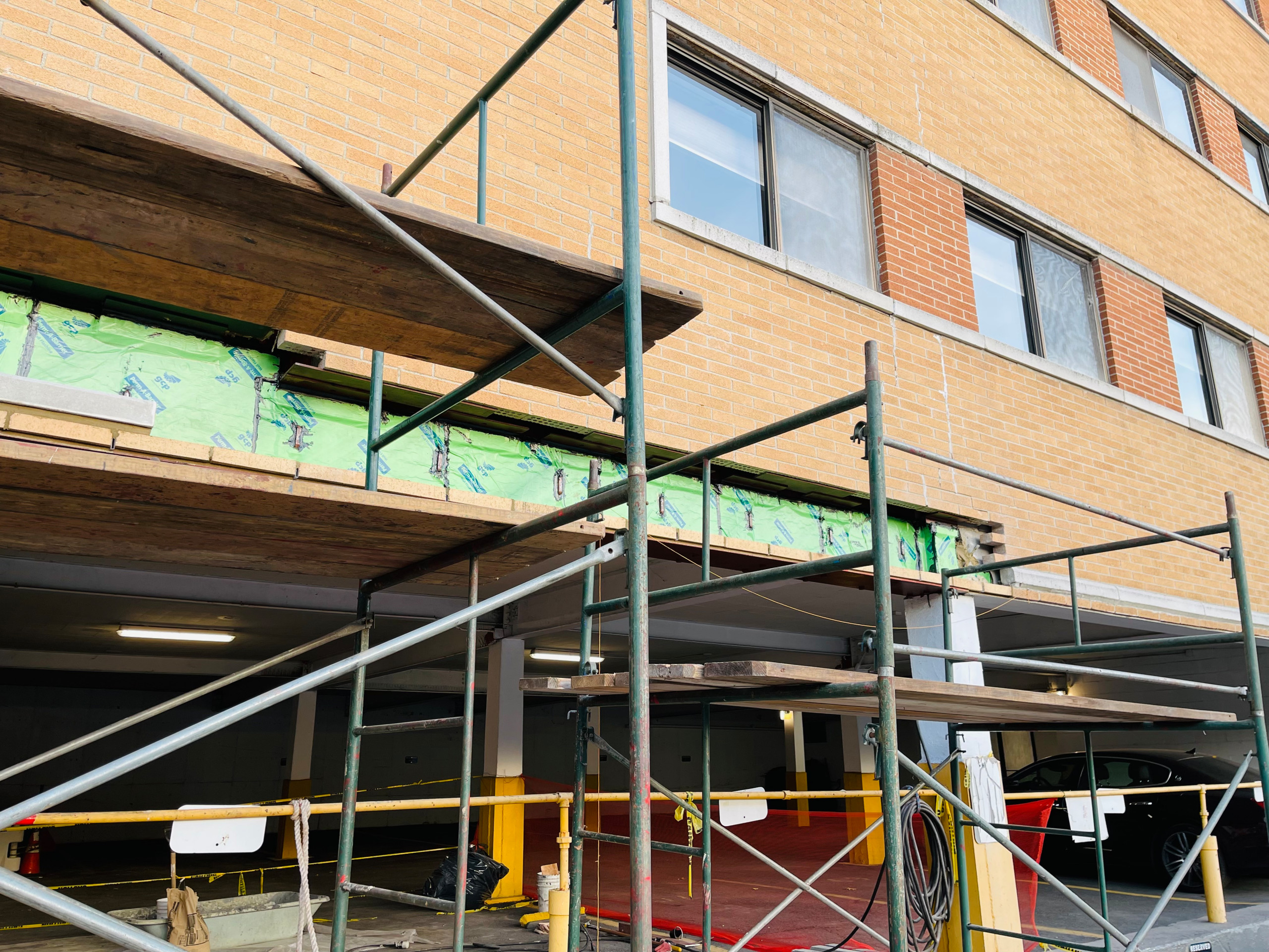 Temporary Parking Structure reinforcement