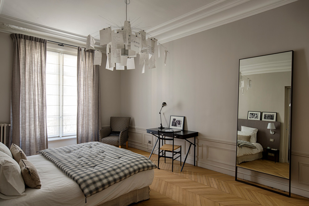 Design ideas for a contemporary home in Paris.