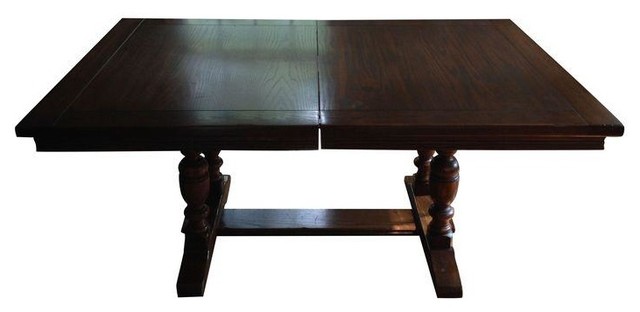 Pre-owned Vintage Ethan Allen Royal Charter Oak Dining Table