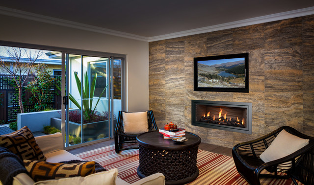 Indoor Fireplaces contemporary-living-room