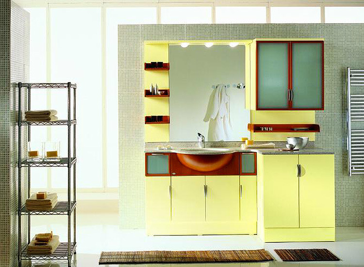 Inspiration for a transitional bathroom remodel in Orange County