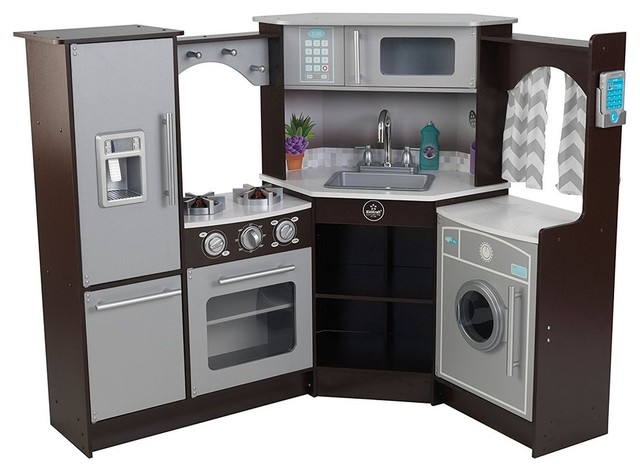 kids play kitchen with sounds