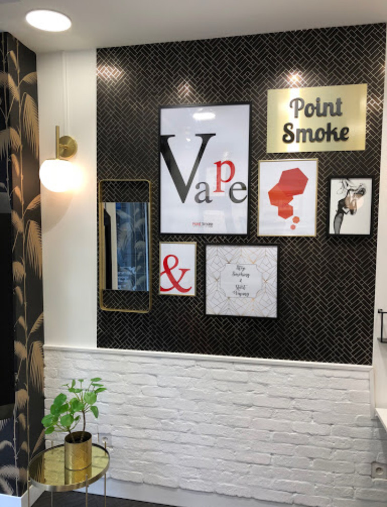 Création boutique " POINT SMOKE " rue Monge 75005 Paris.