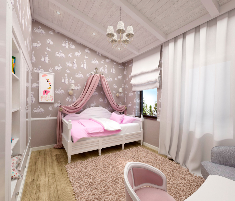 Нежная комнатка для маленькой девочки.
