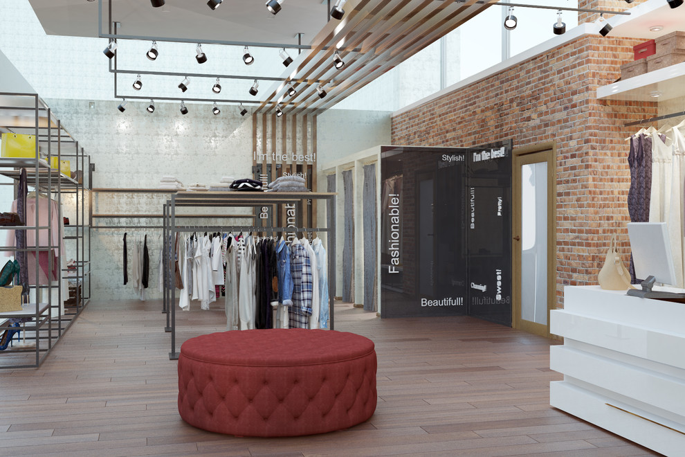 Дизайн бутика женской одежды