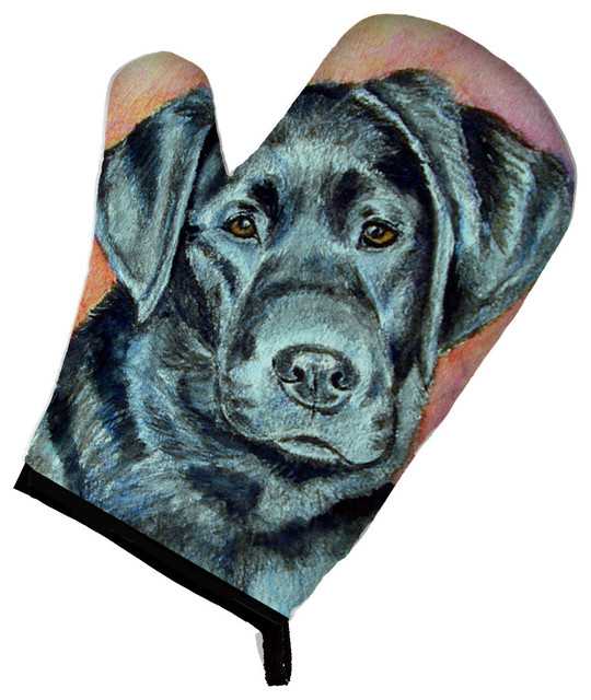 Black Labrador Oven Mitt Contemporary Oven Mitts And Pot Holders