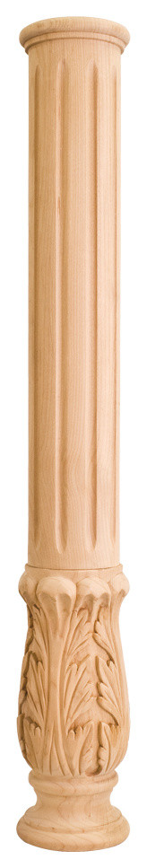 Fireplace Column 5 x 35  Species: Maple