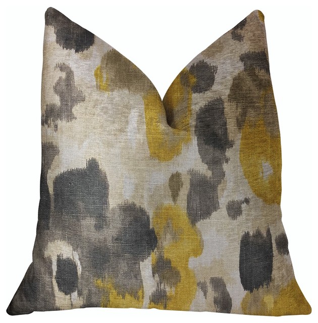 gray and beige pillows