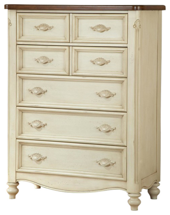 American Woodcrafters Chateau 5 Drawer Chest Traditional