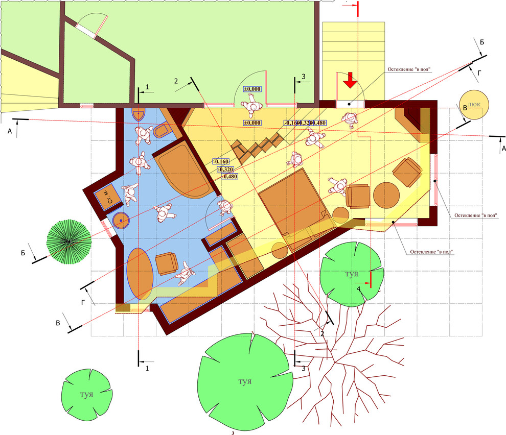 Концепция пристройки к частному дому, 2014 г.