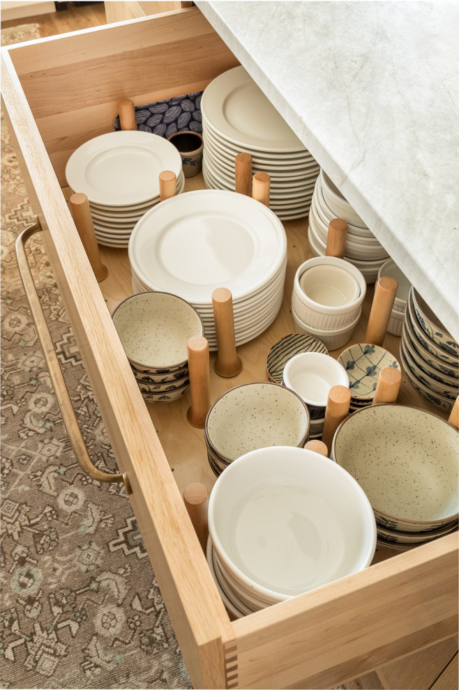 Beach style kitchen photo in Portland Maine