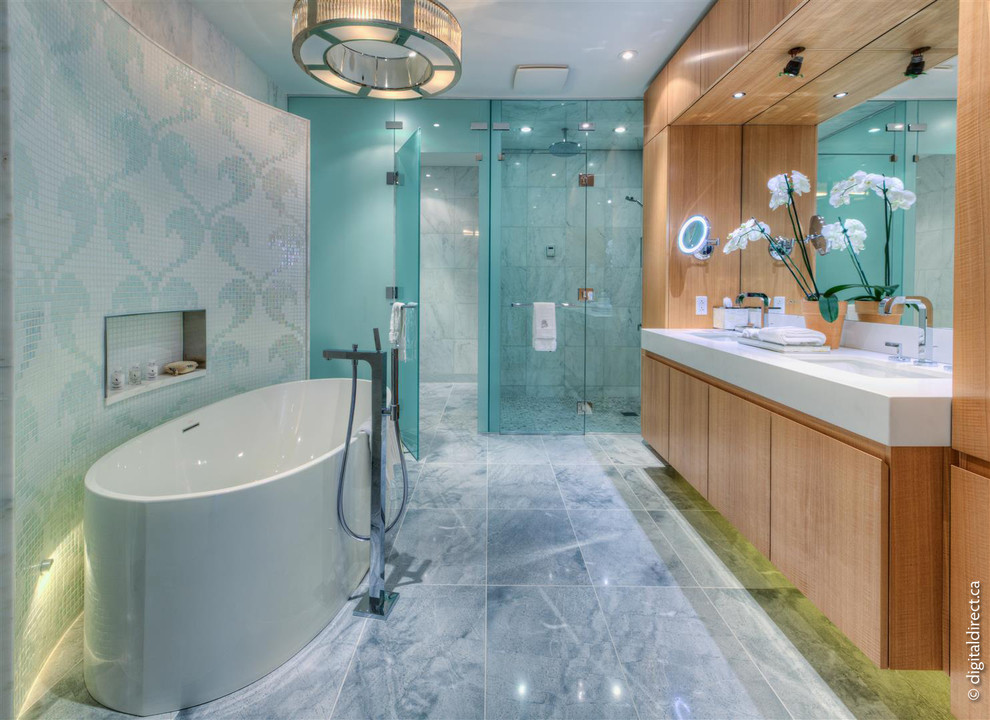 Ritz Carlton Residences Contemporary Bathroom Montreal by