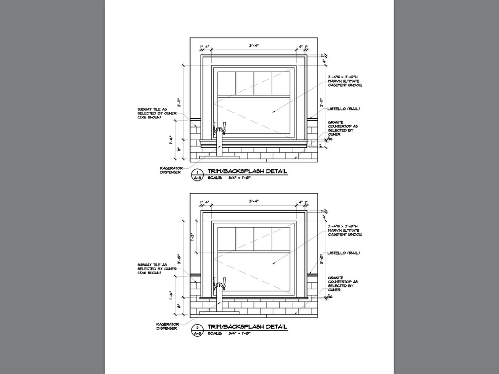 Window Vs Counter Amount of space between counter and bottom of window