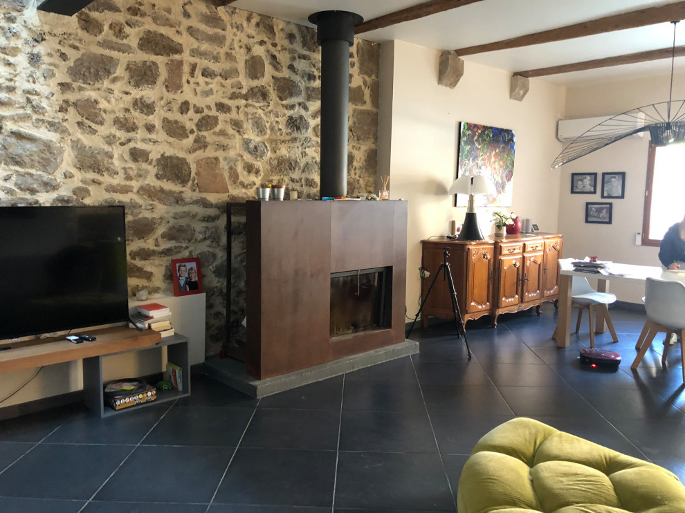 Transformation de l'Espace de vie d'une maison de charme