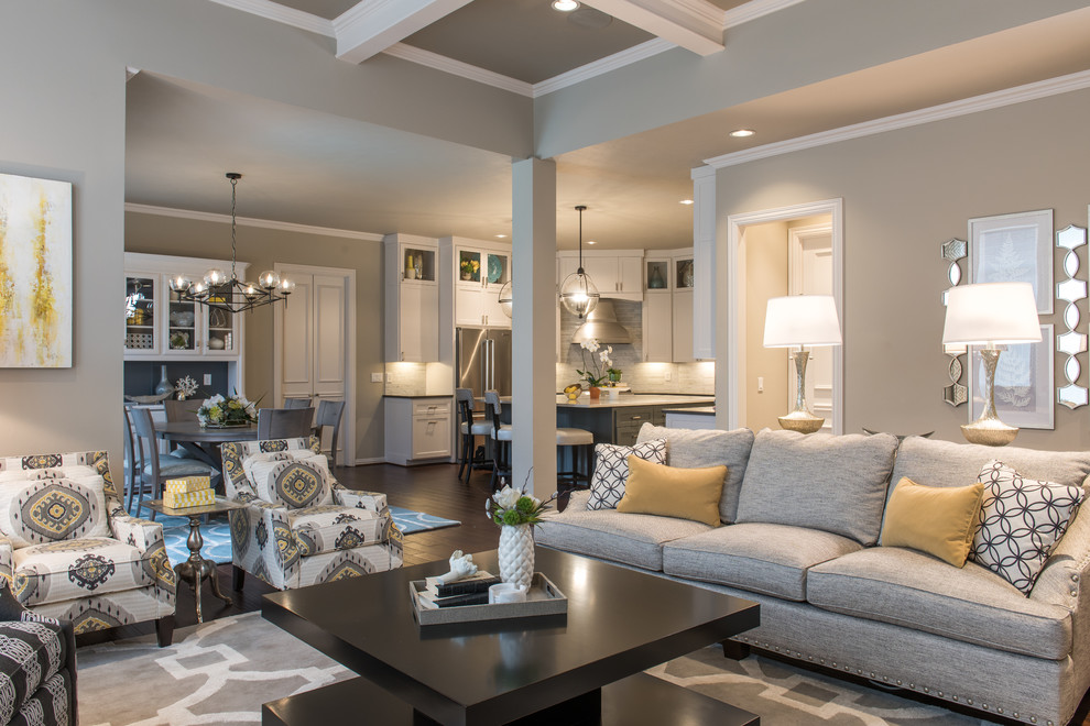 Stunning Residential Makeover - Transitional - Family Room - Dallas ...