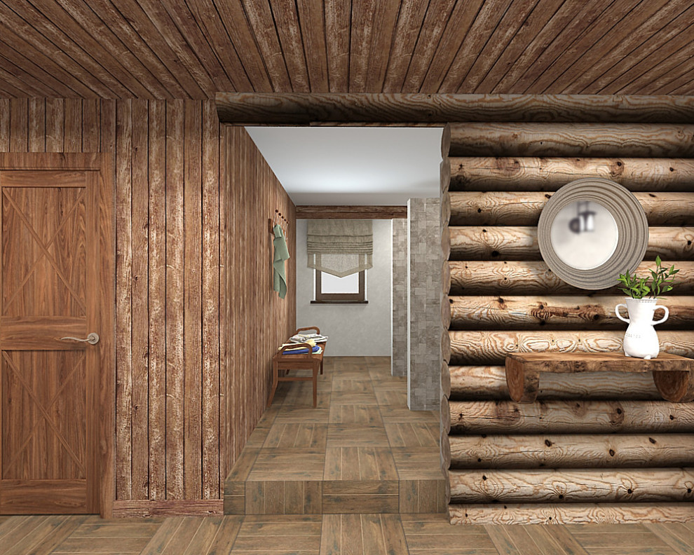 Сауна в русском стиле