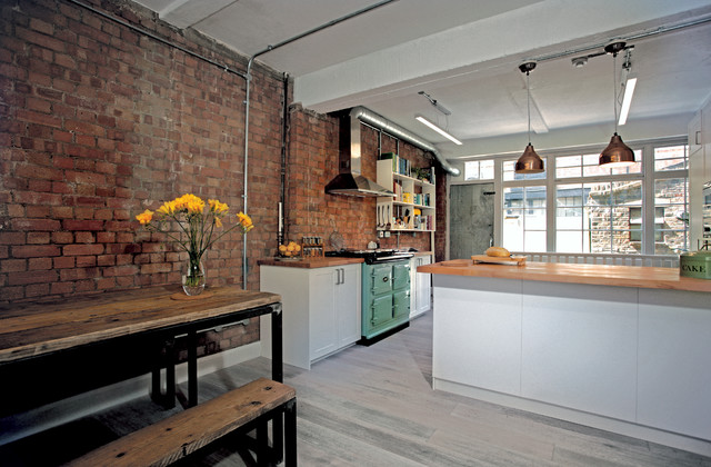 AGA Total Control rustic-kitchen