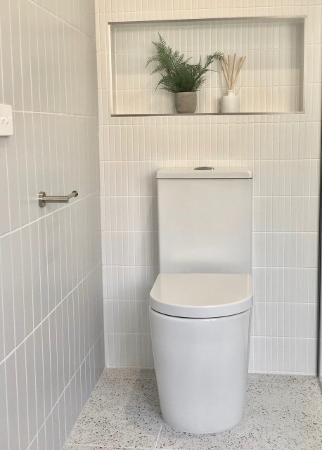 Black Rock - Master Suite contemporary-powder-room