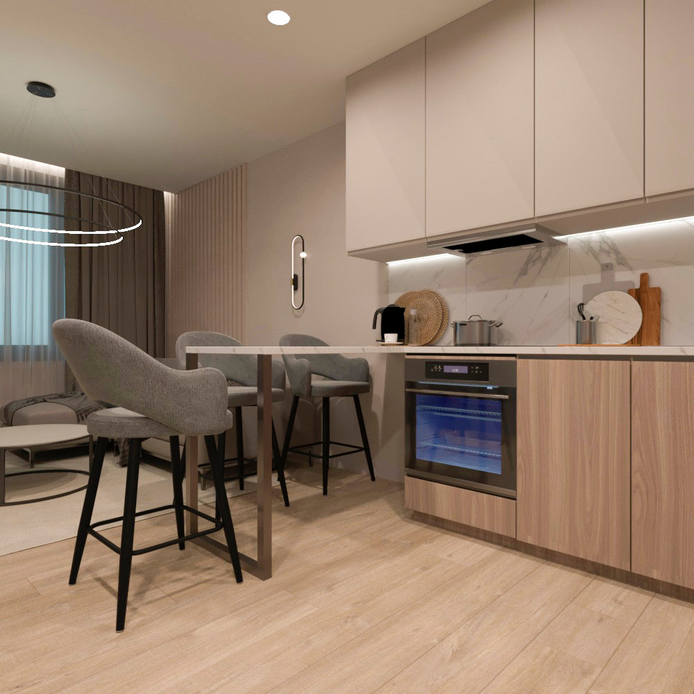 ЖК Некрасова, 50 м2