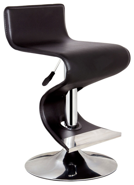 Bromi Design King Black Adjule Height Bar Stool Bromi Design King Black Adjule Height Bar Stool
