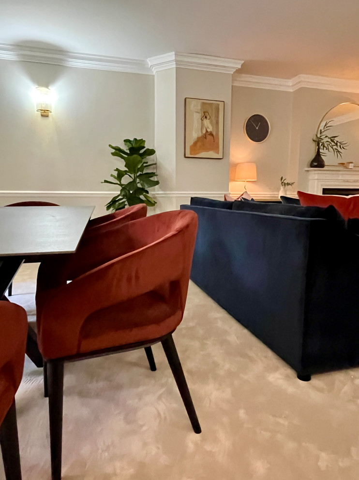 Mayfair Living & Dining Room | Contemporary Elegance