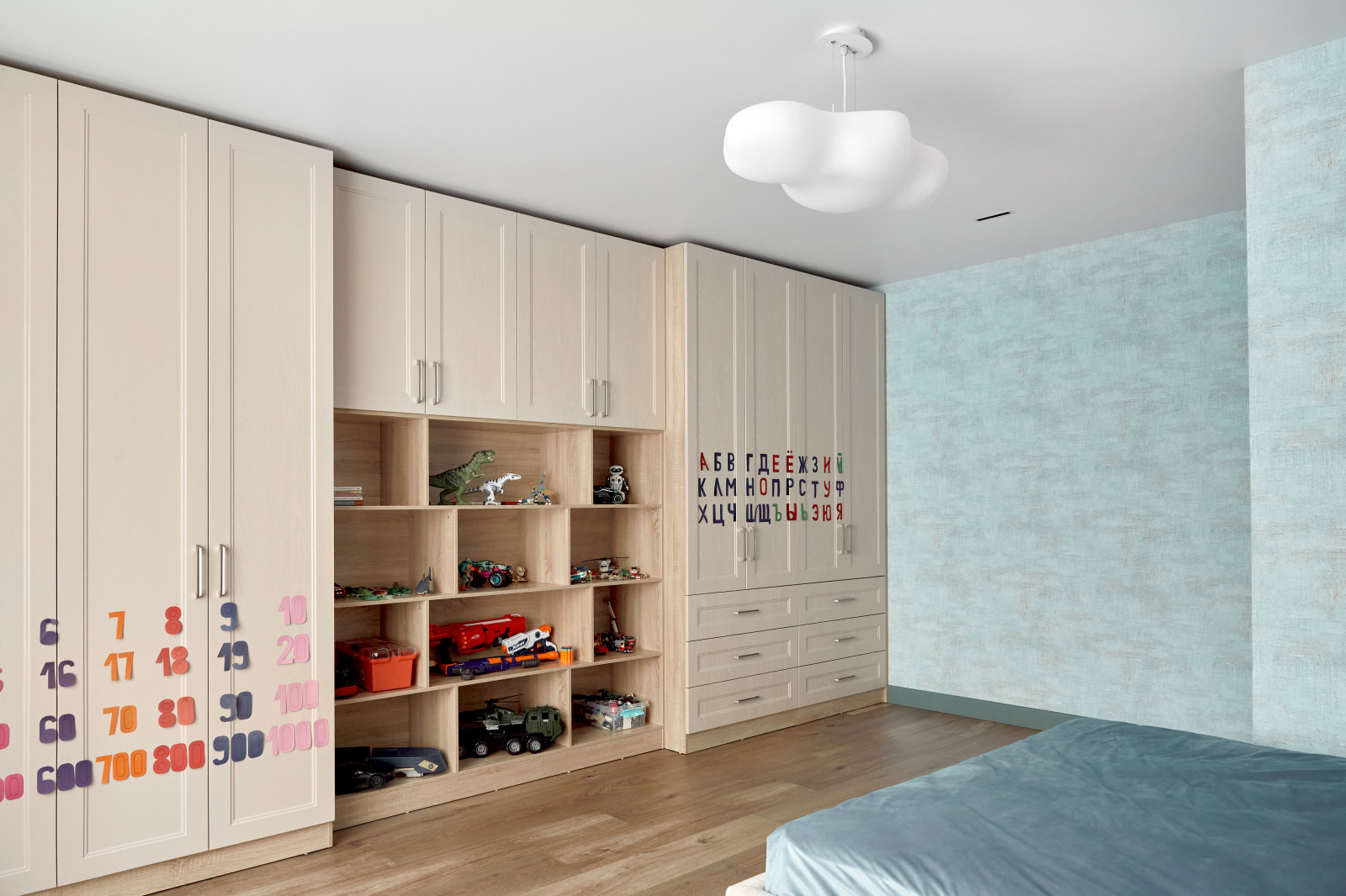 Квартира в пастельных оттенках