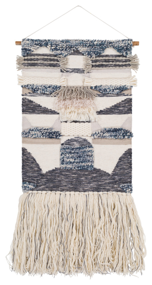 View of Teresina Scandinavian Fringe Wall Hanging, 24