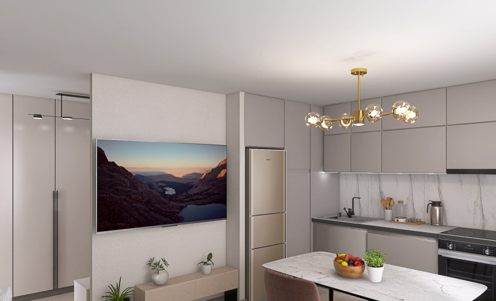 Проект кухни-гостиной