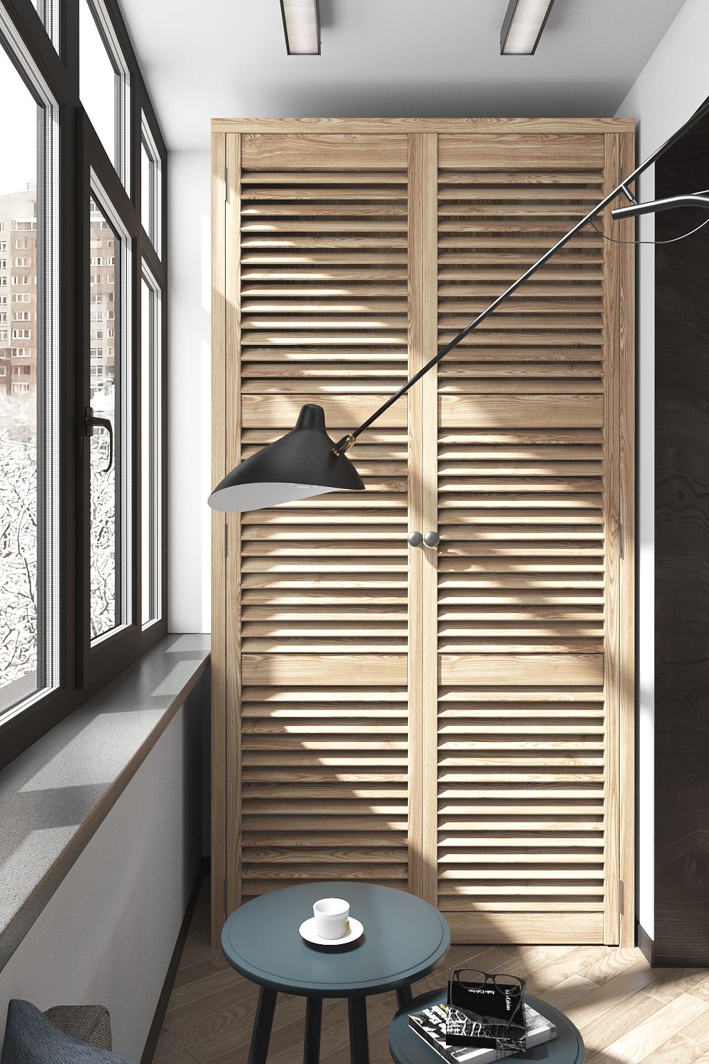 Воображение с этническими мотивами. Проект квартиры 55 м2 в Москве.