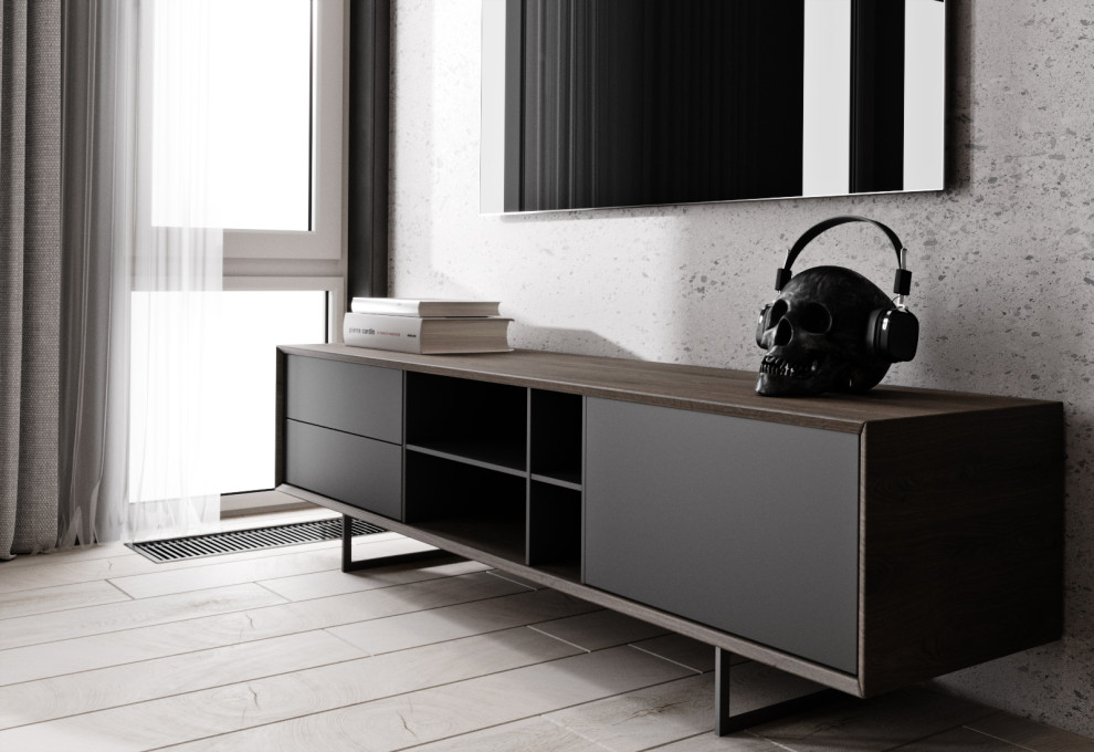 Квартира в темных оттенках