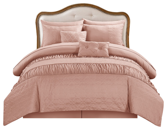 20 Piece Mykonos King Comforter Set C Contemporary 20 Piece Mykonos King Comforter Set C Contemporary Comforters And Sets By Chic Home