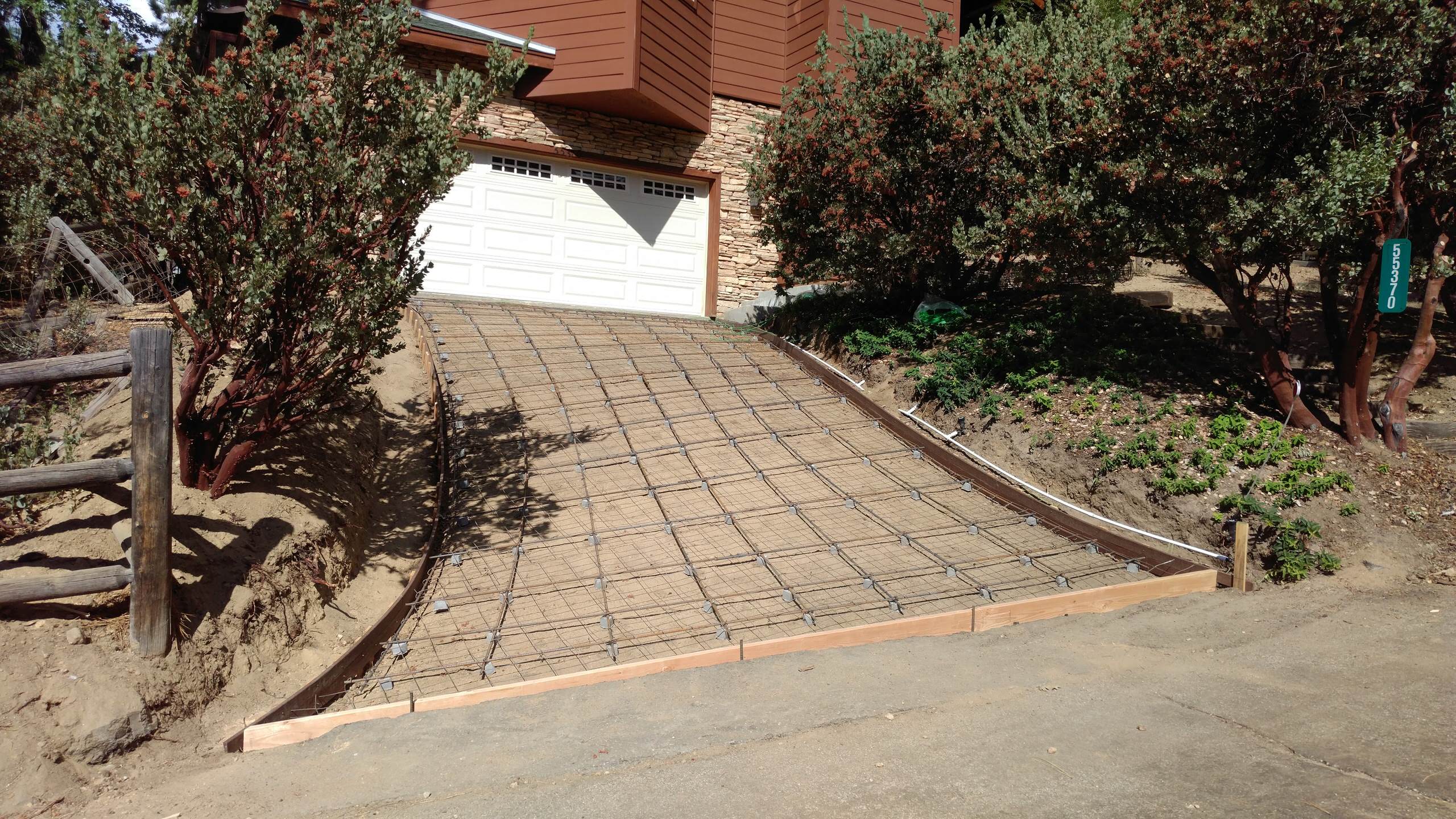 Heated Driveway - Reinforcing Work