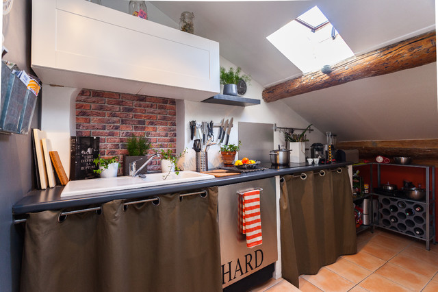 Sous les toits country-kitchen
