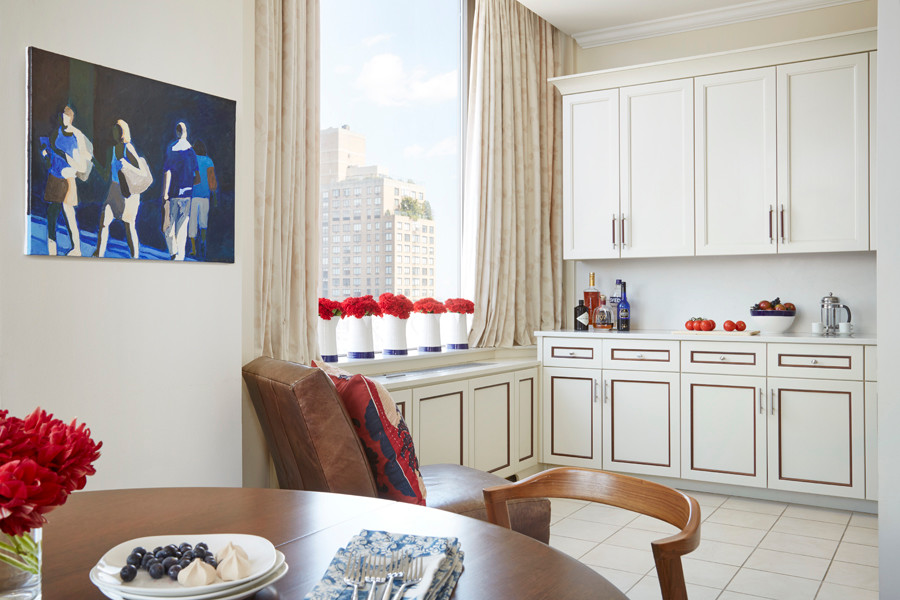 Inspiration for a transitional kitchen remodel in New York