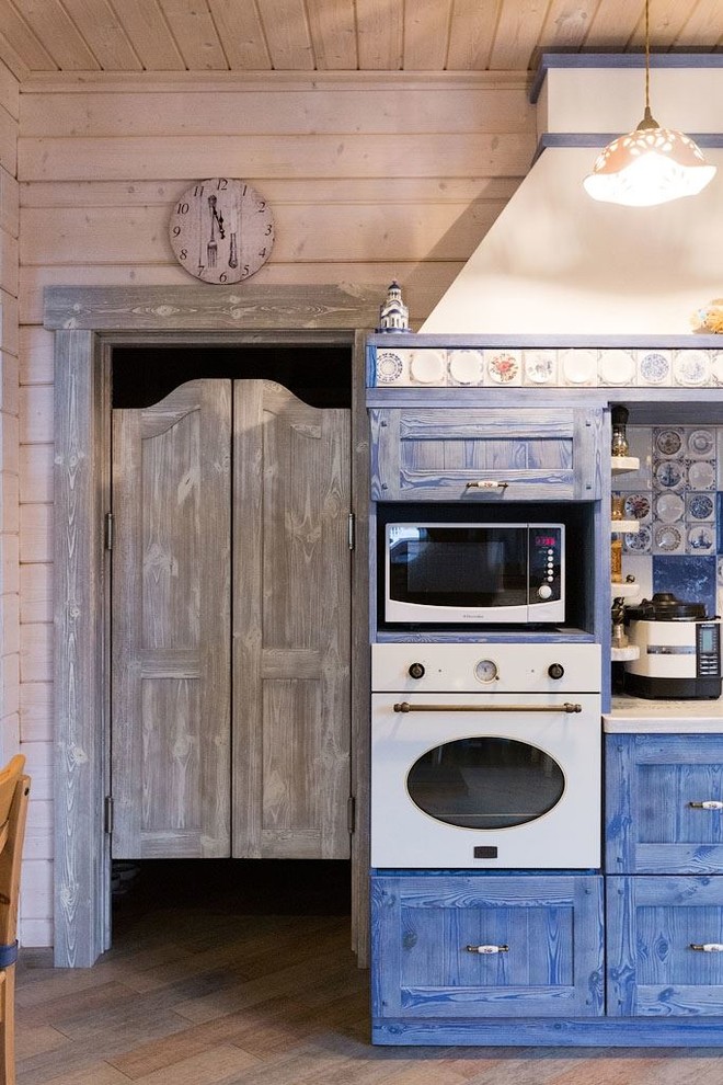 Проект деревянного дома из клееного бруса в стиле прованс