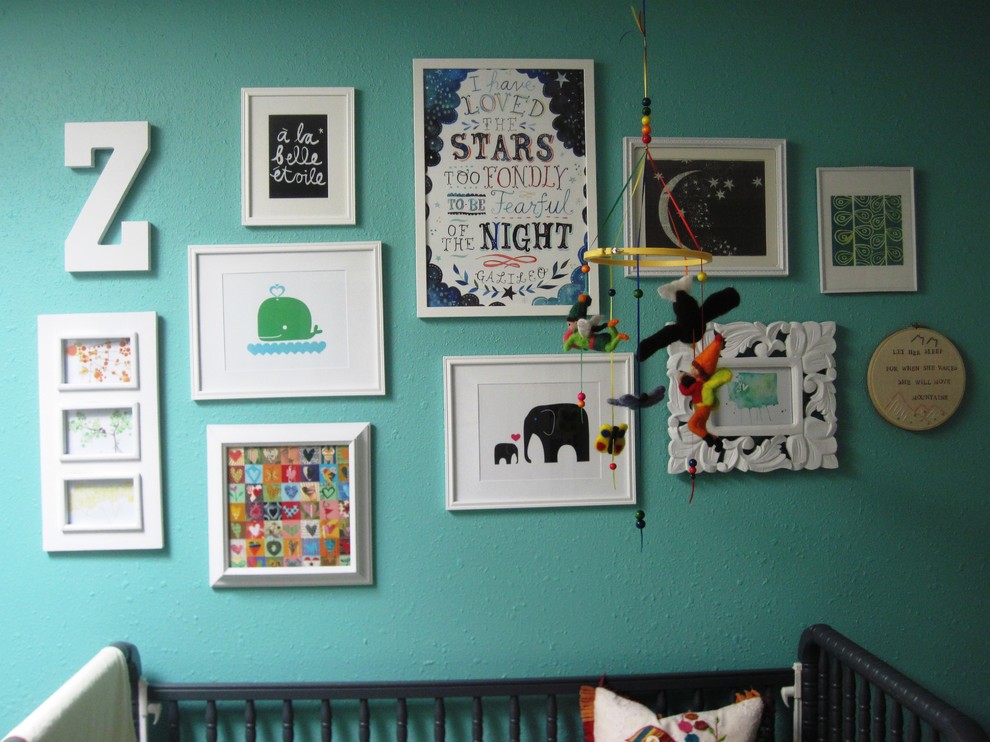 Eclectic kids' room in Seattle.