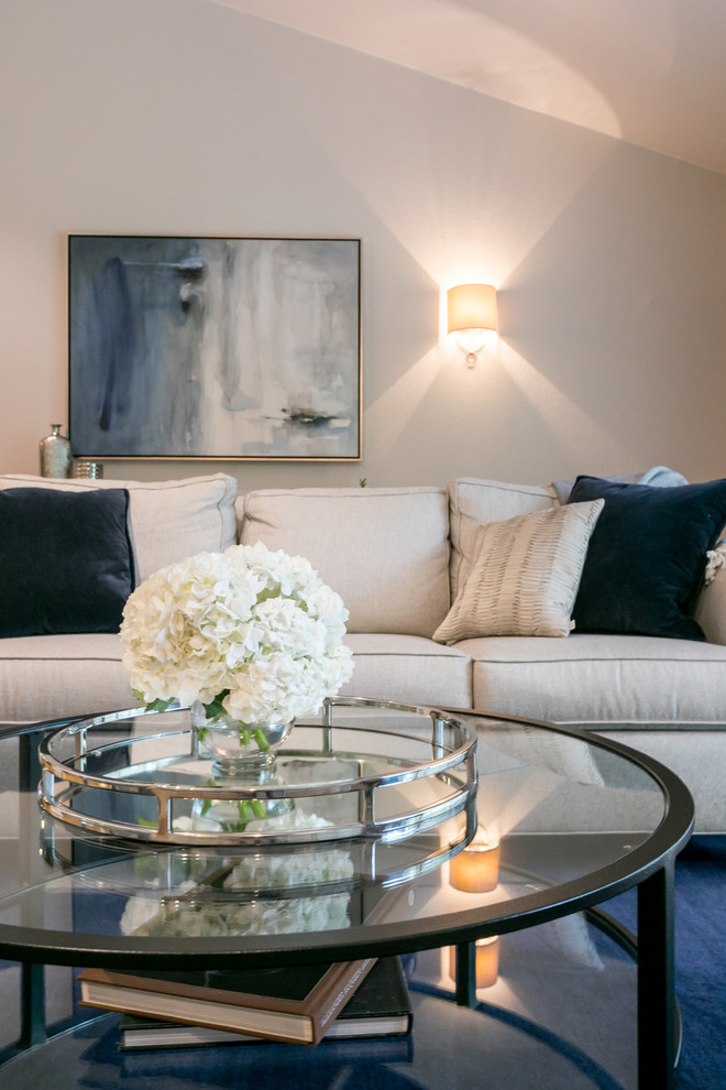 Inspiration for a transitional home design remodel in Austin