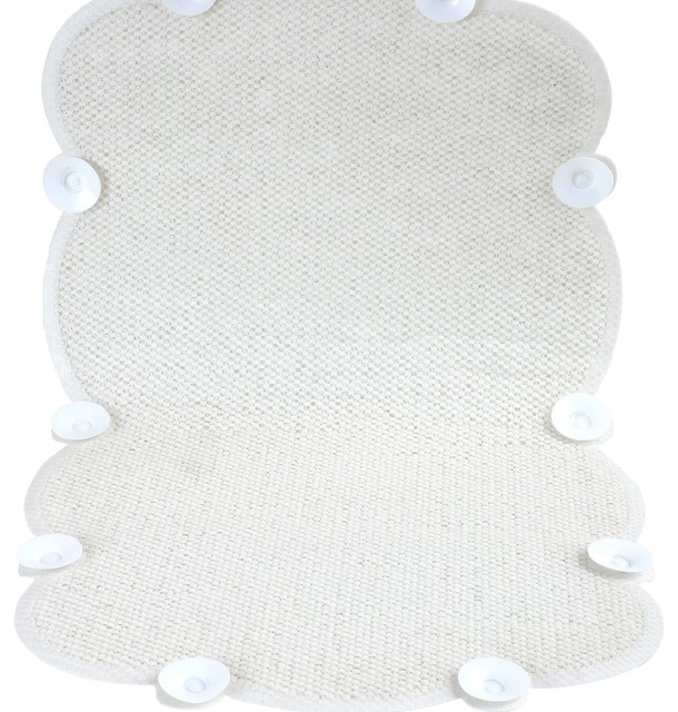 Cloud Bath Mat with Microban, White