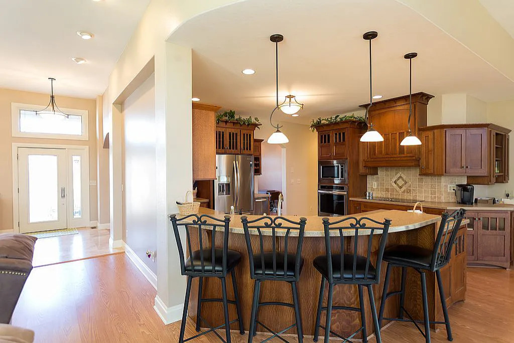 Kitchen and Living Room