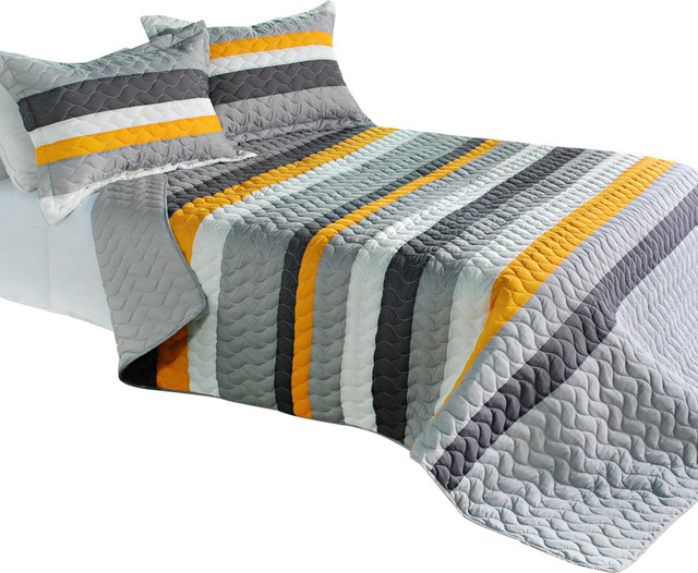 striped quilt