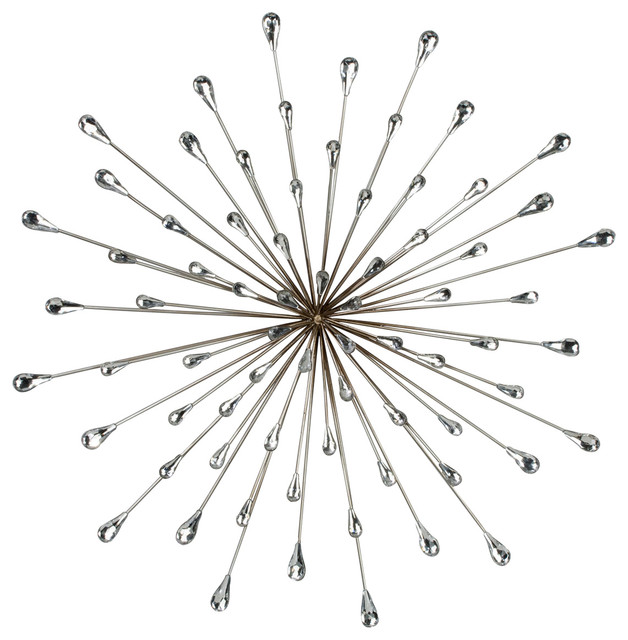 Lge Slvr Starburst Wall Art