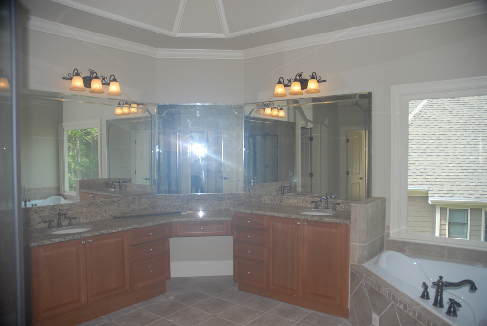 Traditional Custom Home Build with Moldings, Trim, Fireplace & Mantle
