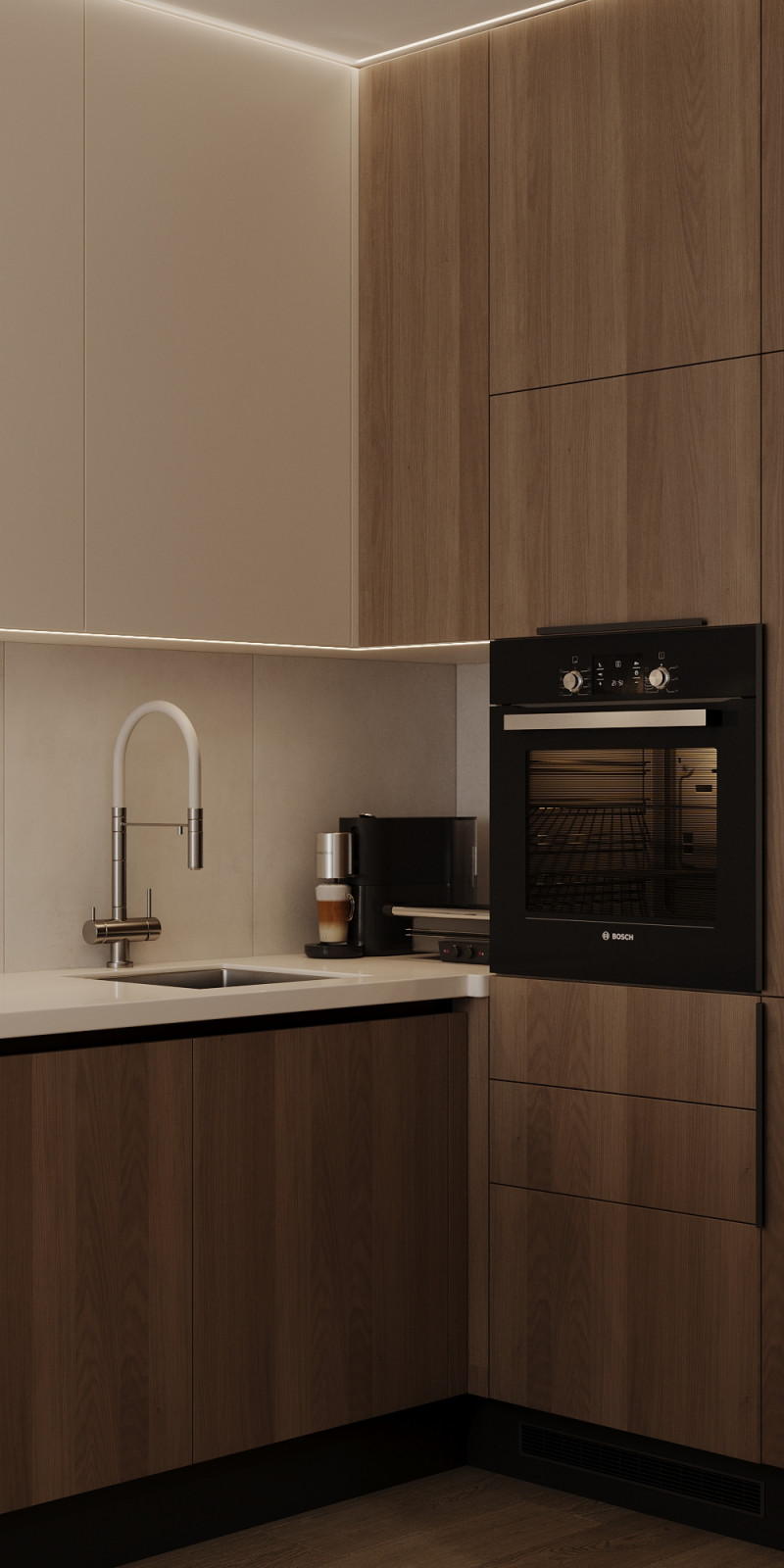 Эскизный проект интерьерной квартиры в Москве