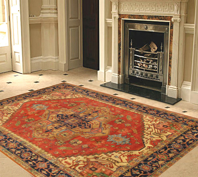 Pasargad Serapi Collection Hand Knotted Lamb S Wool Area Rug Pasargad Serapi Collection Hand Knotted Lamb S Wool Area Rug 12 1 X