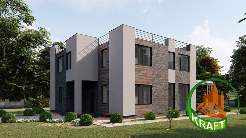 Проект дома с плоской крышей