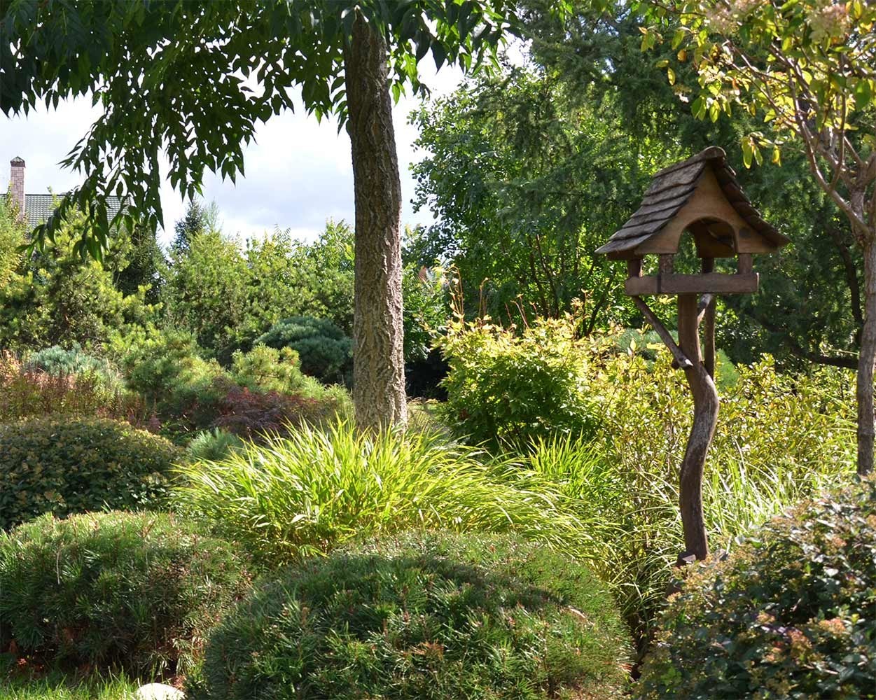 Ландшафтный сад с прудом в КП "Европа"