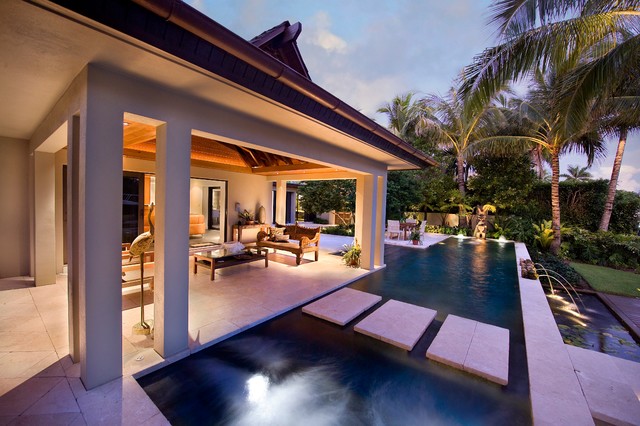 21st Ave tropicale-piscina