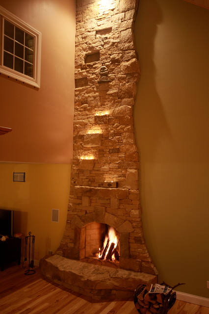 Stone contemporaneo-salon