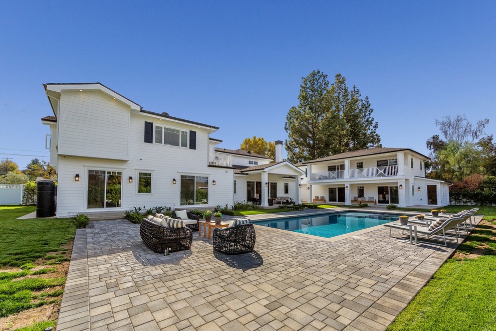 New Construction Woodland Hills complete new house with a guest house and a pool