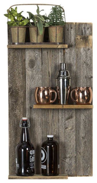 Rustic Mod Reclaimed Wood Wall Shelf Farmhouse Display And Rustic Mod Reclaimed Wood Wall Shelf